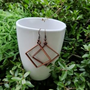 Copper earrings